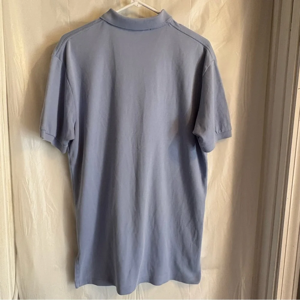 Vtg Polo‎ By Ralph Lauren Men's Size Med Light Blue Polo Cotton Preppy Collared